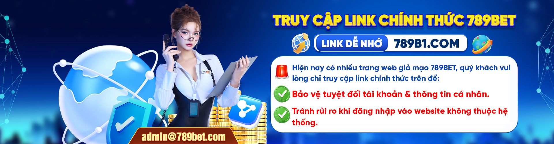 Cảnh báo giả mạo link 789BET